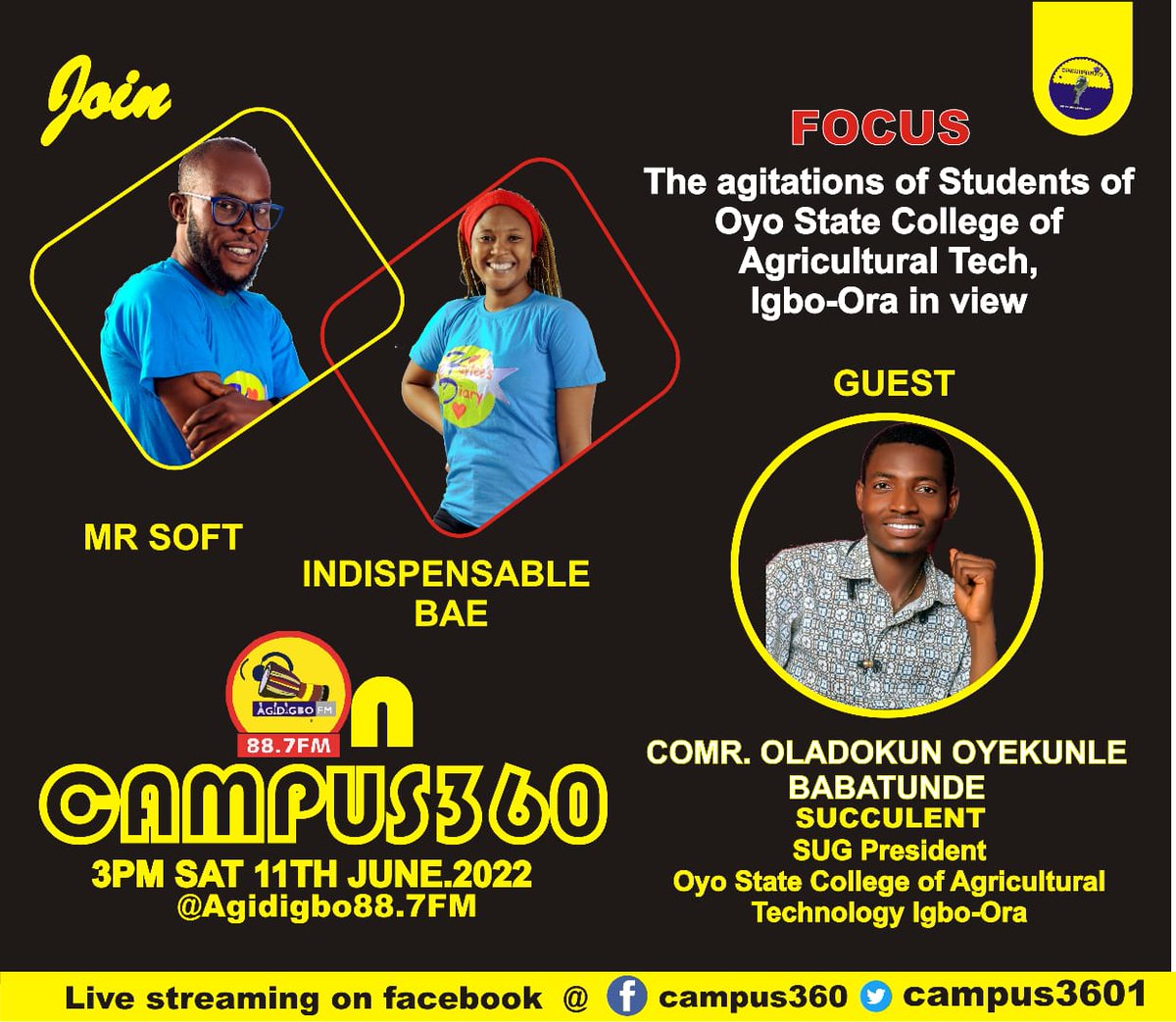 thecampustvng's tweet photo. We are tired of the Oyscatech academic calendar, we are tired of the JAC strike. Ordinary National Diploma is not yet achieved since December 2019

#EndASUUStrike #Endjacstrike @oyostategovt
@seyimakinde @oysg_edu @oyostategovt
#oyostate #oyostategovernment #oyostatenews https://t.co/VpPsm4pFKN