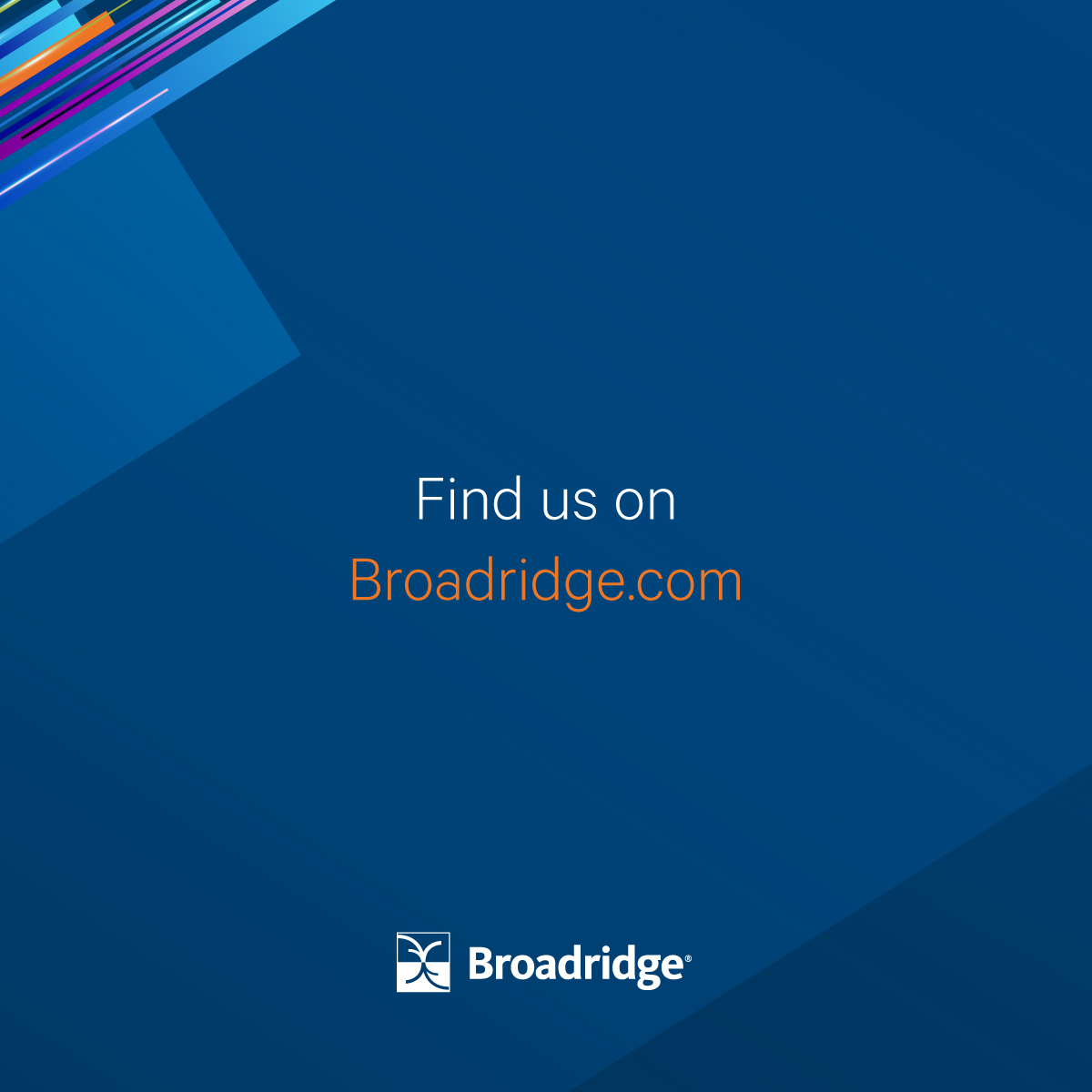 Broadridge Trading and Connectivity Solutions (@itiviti_ab) on Twitter photo We are now Broadridge Trading and Connectivity Solutions.
➡ Find out more about our solutions here: bit.ly/3KzEVqE
➡ Follow <a href="/Broadridge/">Broadridge</a> for more news!
#readyfornext #positiviti #fintech We are now Broadridge Trading and Connectivity Solutions.
➡ Find out more about our solutions here: bit.ly/3KzEVqE
➡ Follow <a href="/Broadridge/">Broadridge</a> for more news!
#readyfornext #positiviti #fintech