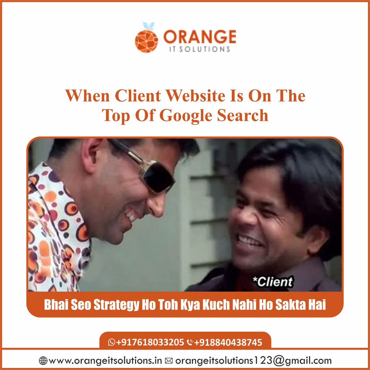 OrangeITSoluti2's tweet photo. "Meme of the Day"
https://t.co/1fCCOO9WBg
Call - 8840438745
Whatsapp - 7618033205
Visit - https://t.co/IEXCbXkXVm
#Event_Management #WEbsite_analysis #Short_Films #3D_WALKTHROUGH #ORANGE_IT_SOLUTIONS #smo #goverment_projects #digitalmarketing #DIGITAL_PROMOTION #seo #mapdesign https://t.co/Bzc1FNBy4v