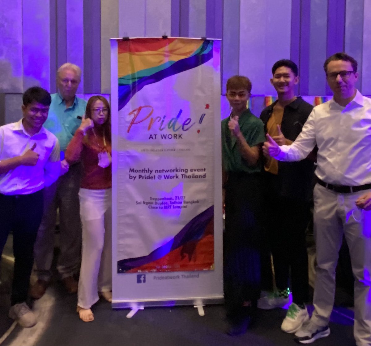 Joris_Timmerman's tweet photo. Attending a panel discussion in Bangkok about ‘Inclusion in the workplace’.🏳️‍🌈
#inclusion #strategy #Bangkok #stakeholderengagement https://t.co/JUHwSXgyLj