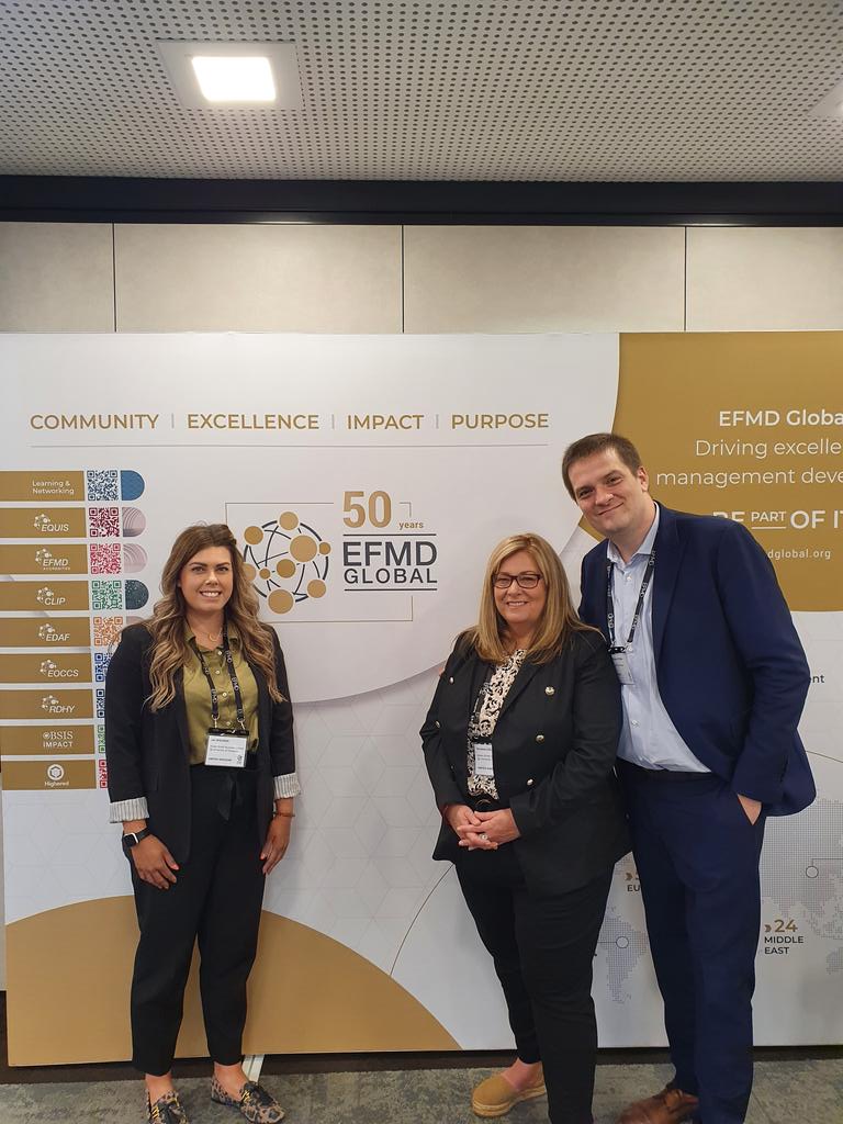 Thank you EFMD for a great face to face conference, till next year <a href="/janshearer4/">Jan Shearer</a> <a href="/Ben_Stevenin/">Benjamin Stevenin</a> <a href="/UofGAsbs/">UofG ASBS uofgasbs.bsky.social</a> #EFMDannual #networking