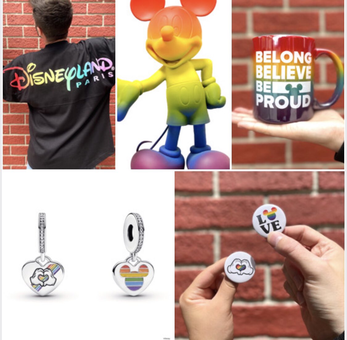 DlpNext's tweet photo. [ SHOPPING ]
🌈 Les premiers produits de la collection Disney Pride sont disponibles à #DisneylandParis !

❤️ The WDC fera don de tous les bénéfices des ventes du 16 mai 2022 au 30 juin pour soutenir les jeunes et les familles LGBTQ+

#DisneylandParisPride https://t.co/pEYqrLu0In