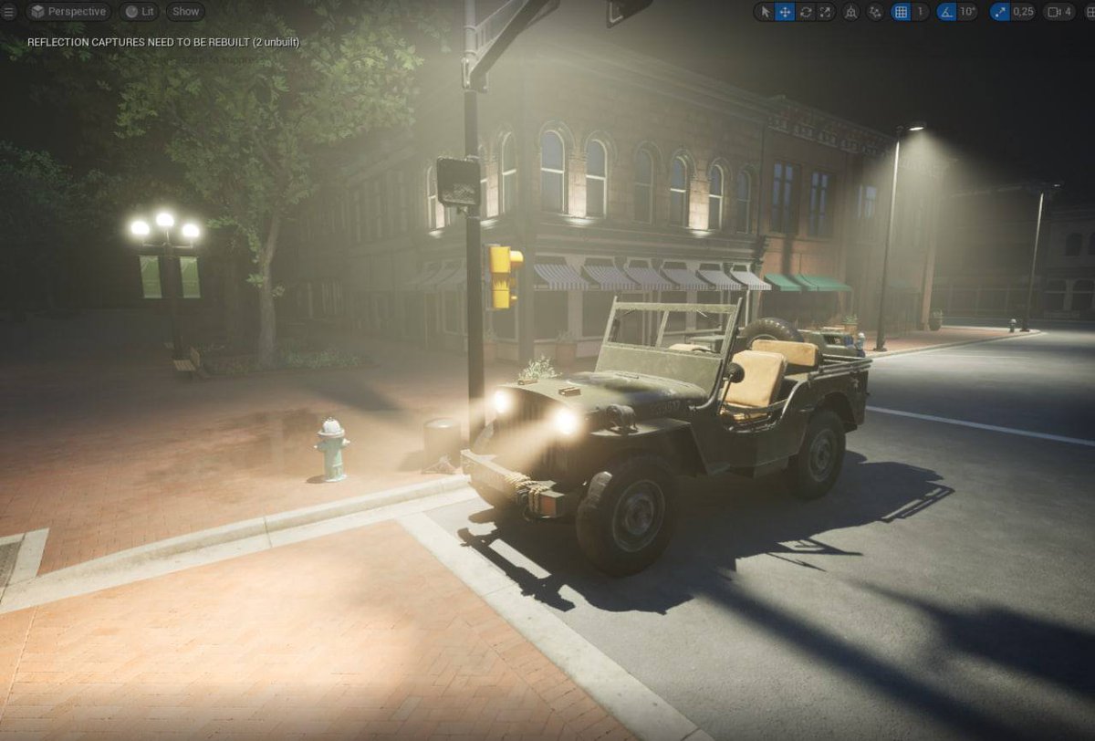 Some variation of lighting in scene 
#UnrealEngine5