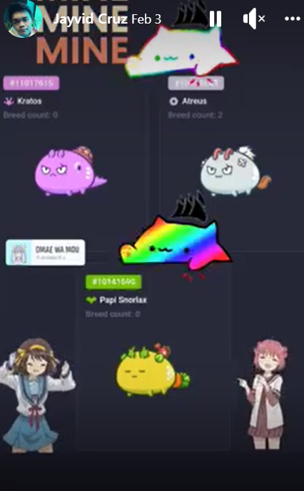 Bytes_GG's tweet photo. 1/ Started as a scholar. Now, I have 10 Axies.

I'm not here to brag about it, but to inspire my co-scholars to step up and build/get their own Axie. https://t.co/oPdWIobvxz
