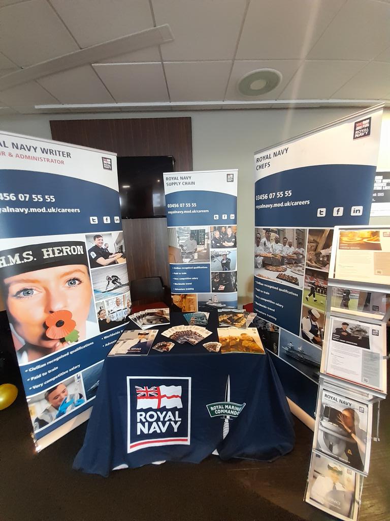 Come and meet the Royal Navy Logistics team at Southampton Job fair today  from 1000 till 1300 at St Mary's Stadium, first floor. #HR #SupplyChain #Cateringservices #RoyalNavy #recruitment #fittofight #cooking #chef #jobs #military