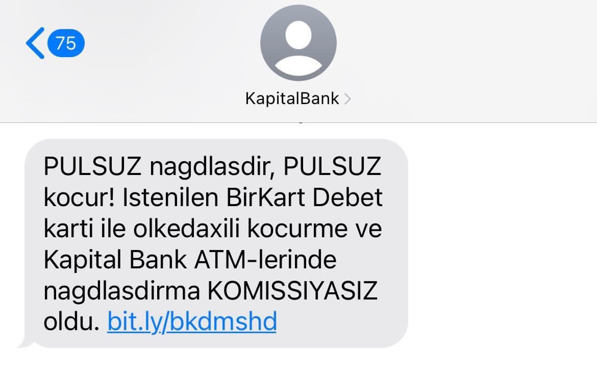 fdnchngrl's tweet photo. Uzun zaman sonra yaxşı mənada təəccübləndim. 
Rəqabət artıqca bank sektorunda da inkişaf artır. #BirKart vəd edir ki BirKart debetlə ölkədaxili BÜTÜN bank kartlarına köçürmə və Kapital Bank ATM-lərində nağdlaşdırma komissiyasızdır! 🥳 https://t.co/n0GAiGxb1I
