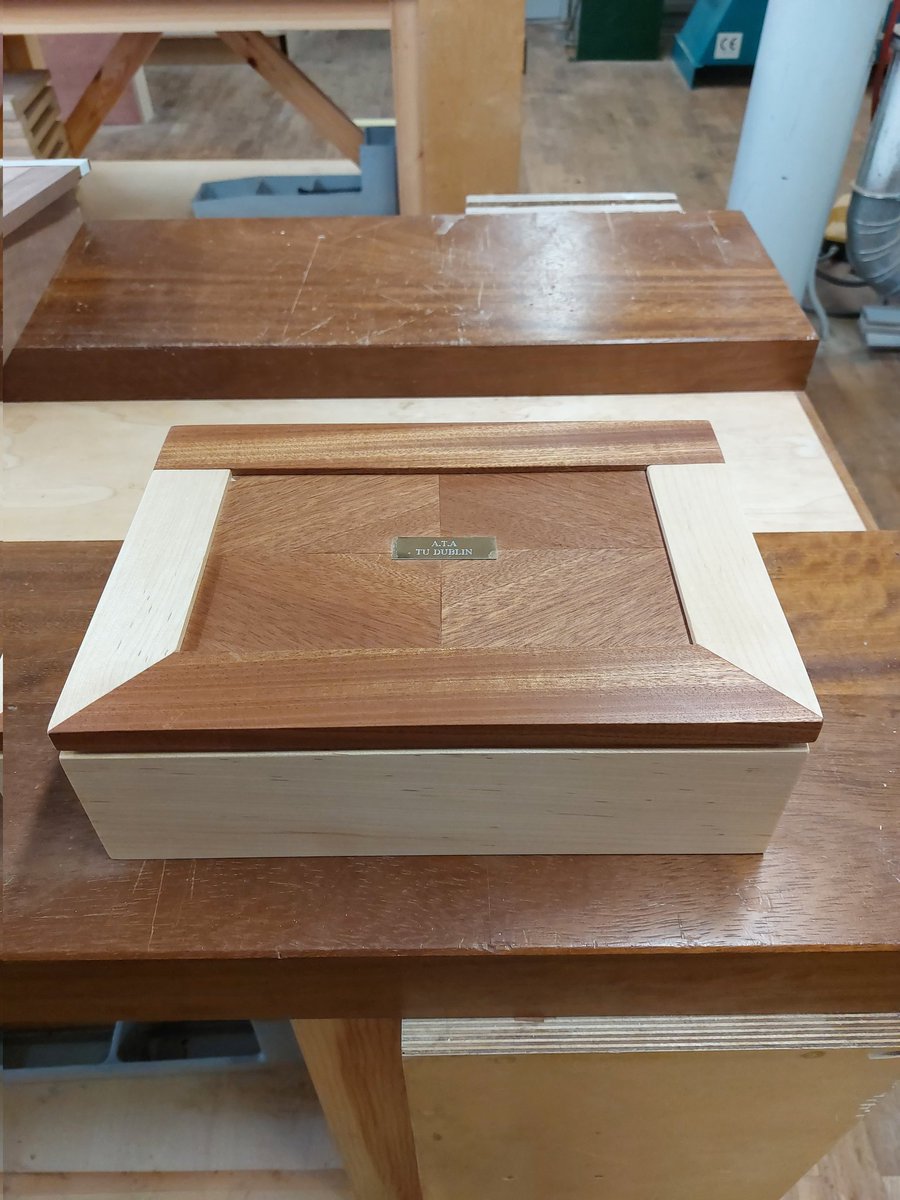 Some really exceptional trinket boxes from the last ever 2nd year students on the final years of the Timber Product Technology Programme <a href="/WeAreTUDublin/">TU Dublin / OT Baile Átha Cliath</a> we have had some really talented students that are now working all over the world in many different roles. 👏
