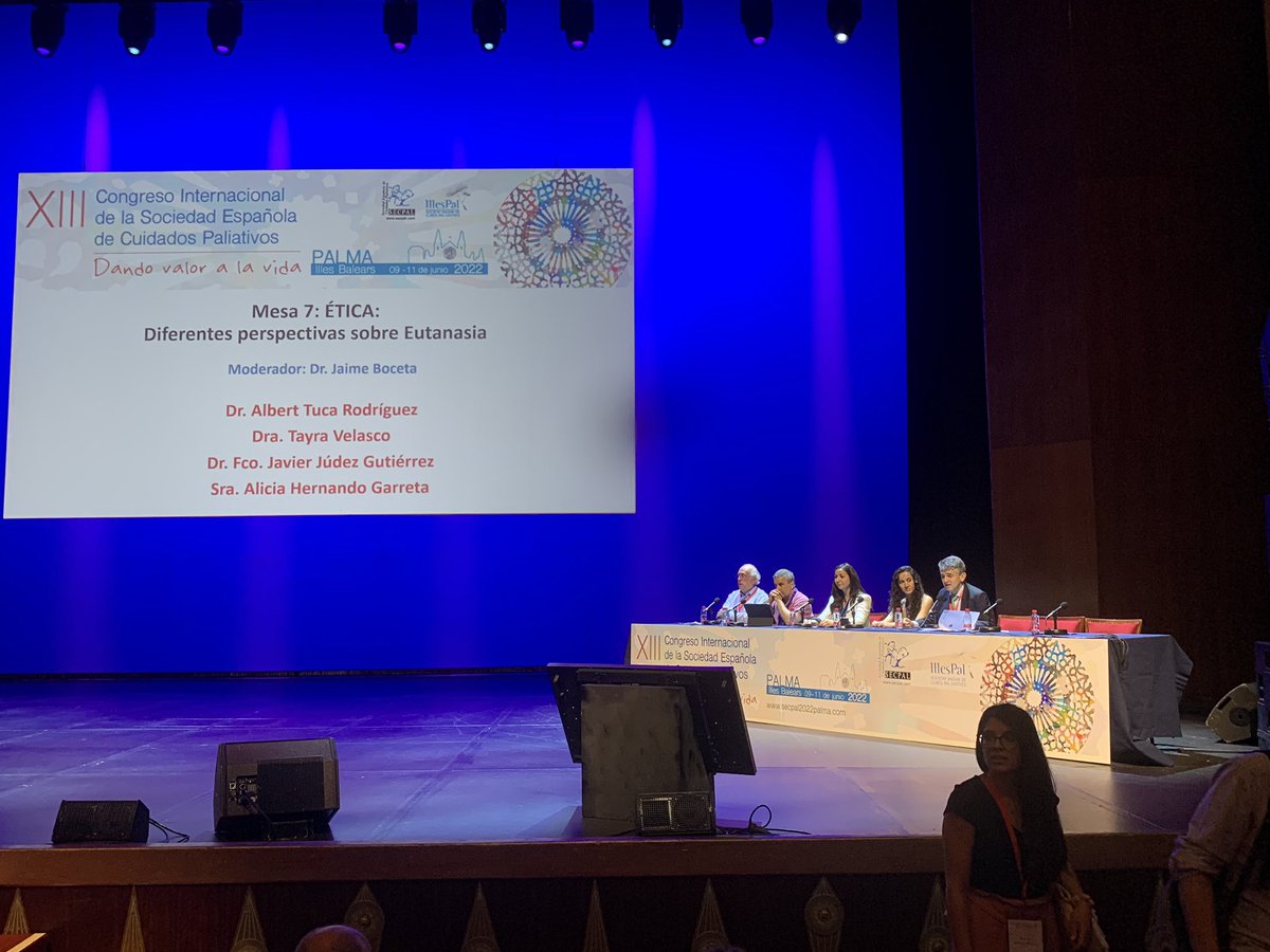 Comienza la mesa 7: #ética. Diferentes perspectivas sobre la #Eutanasia <a href="/secpal_/">SECPAL_CPaliativos</a> <a href="/AECPAL_/">AECPAL</a>