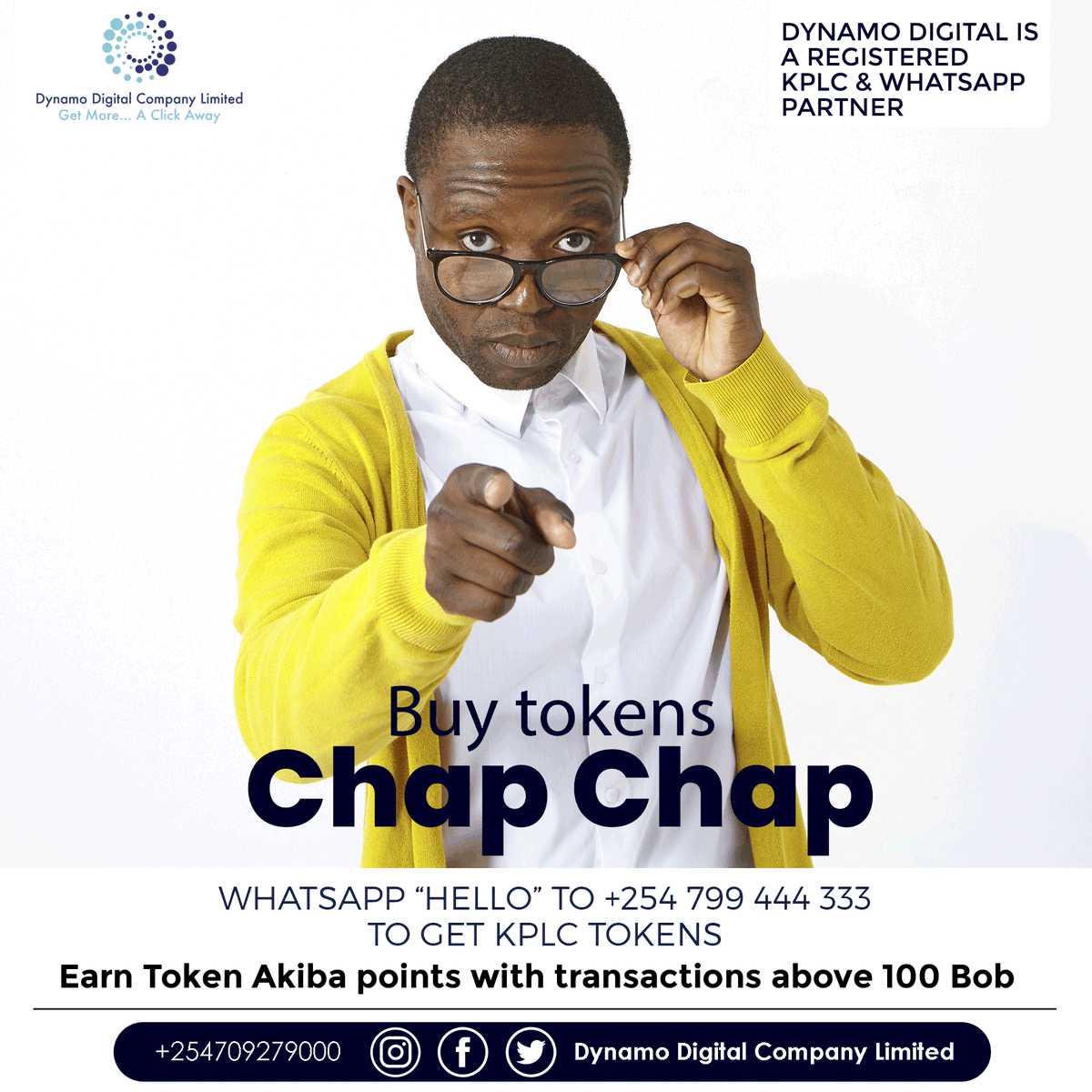 Hello Friday. Sort your weekend electricity tokens chap chap! Click wa.link/qeqpo0 to buy tokens!