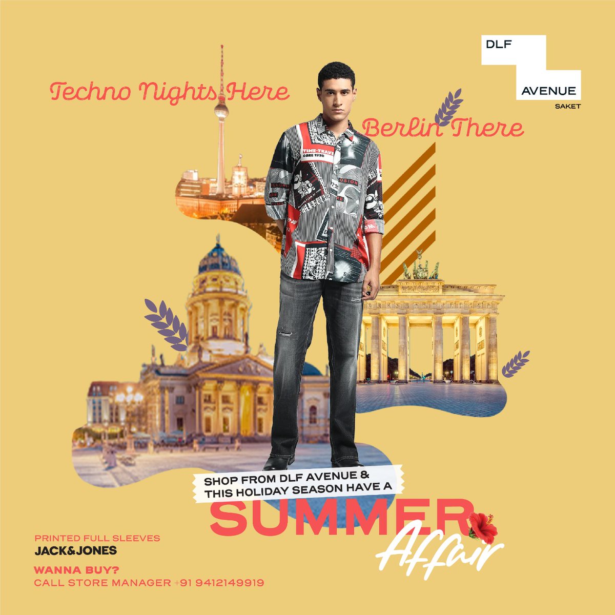 Trust us when we say your favorite prints are just a car ride away! Shop your #SummerWishList and have a #summeraffair only <a href="/DLFAvenue/">DLF Avenue</a> . Want to buy this outfit? Reach out to the store manager at +91 9412149919

#Summeraffair
#dlfavenue #dlfavenuesaket #fashion
