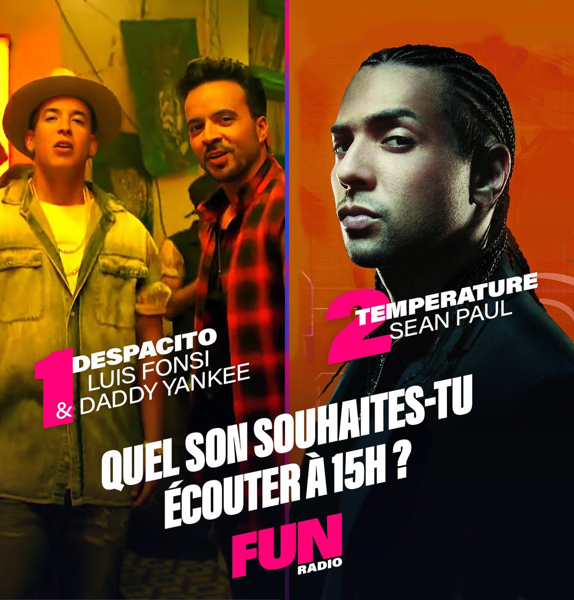 Quel classique avez vous envie d’écouter à 15H en direct sur #FunRadio ? Votez, et <a href="/KarelFunradio/">Karel</a> vous passera le son que vous avez choisi ! 🎶🪩 #leclassiquede15h