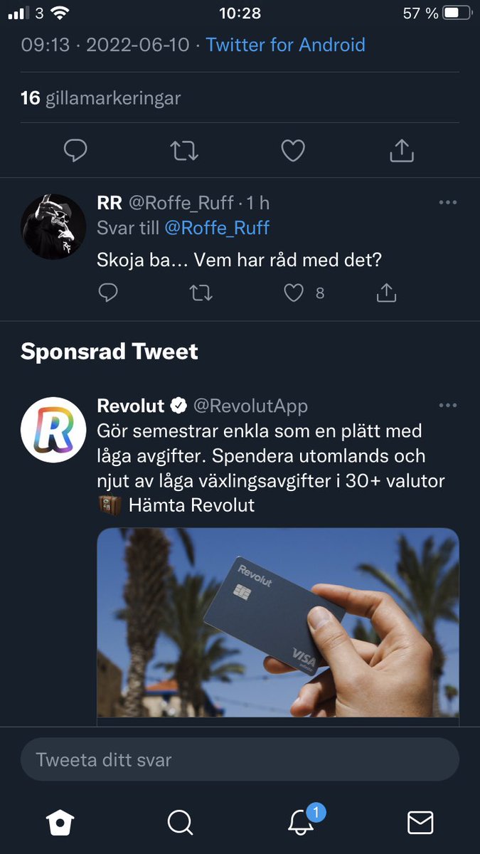 NickSoderberg's tweet photo. @Roffe_Ruff Sjuk passande reklam erbjudande..Hahaa! https://t.co/N4C8NORNqA