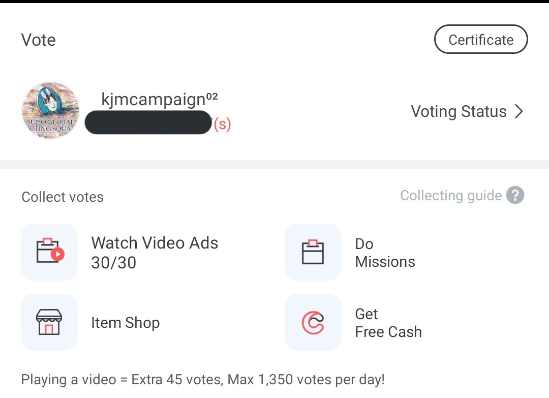 SuhoBrand's tweet photo. BUNNYZENS 📣
We received another RT deal❗

[ 1.000.000 vts 🎟️ #suho #fanplus ]
rules :
─ 200 rts and likes
─ follow @404arch
─ rep ur favorit song w/ tag @weareoneEXO
─ +  screenshot of 30/30 ads

Let's complete this to get 1M votes for SUHO! https://t.co/7aYr69LEAb