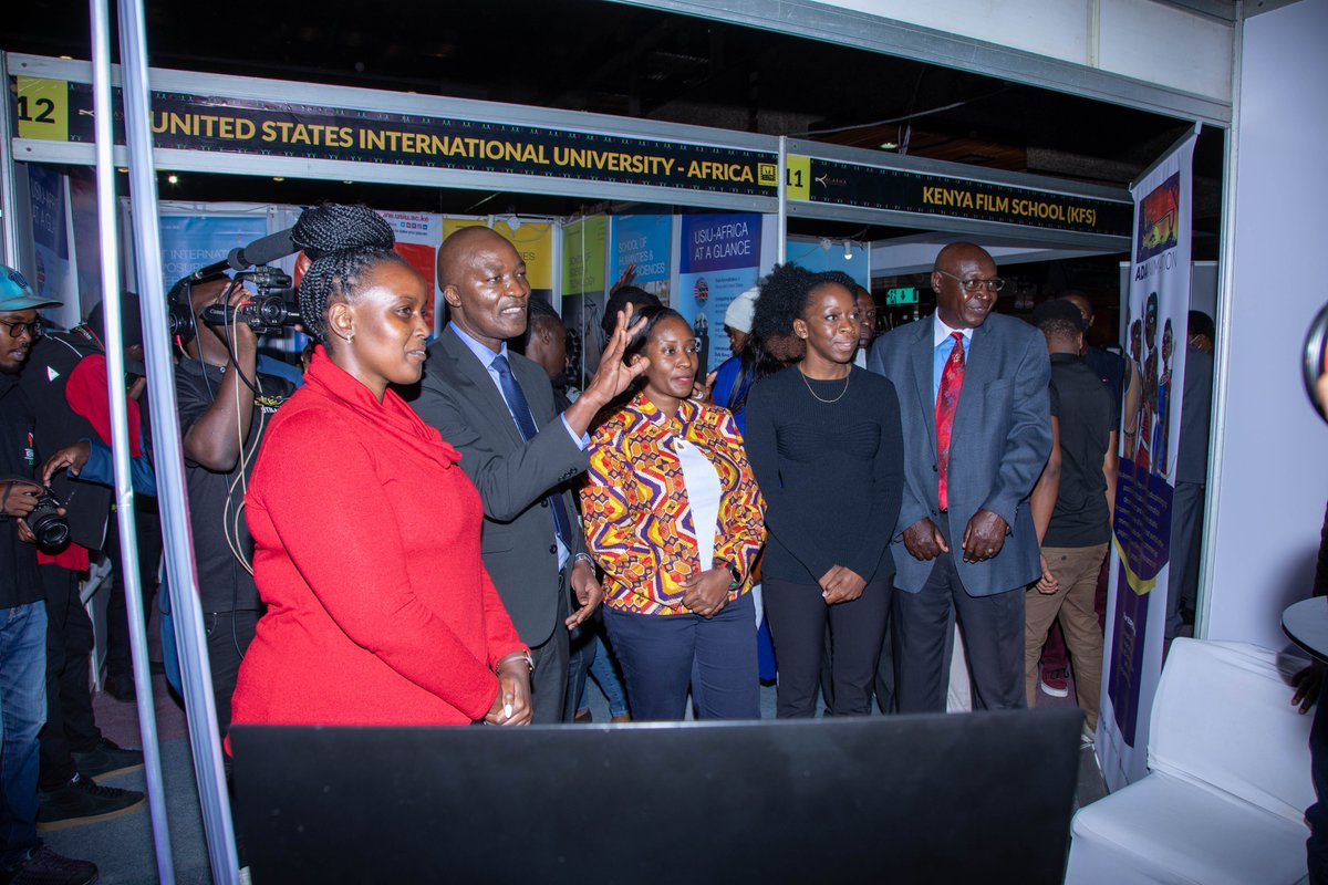 adaanimation's tweet photo. Kalasha International Film &amp; TV Market

Ada Animation is privileged to have got a courtesy call from, Maureen Mbaka, Chief Administrative Secretary at Ministry of ICT, Innovation and Youth Affairs-Republic of Kenya, First Daughter and Actress Tariro Washe from Zimbabwe https://t.co/6QFuJGeTsz