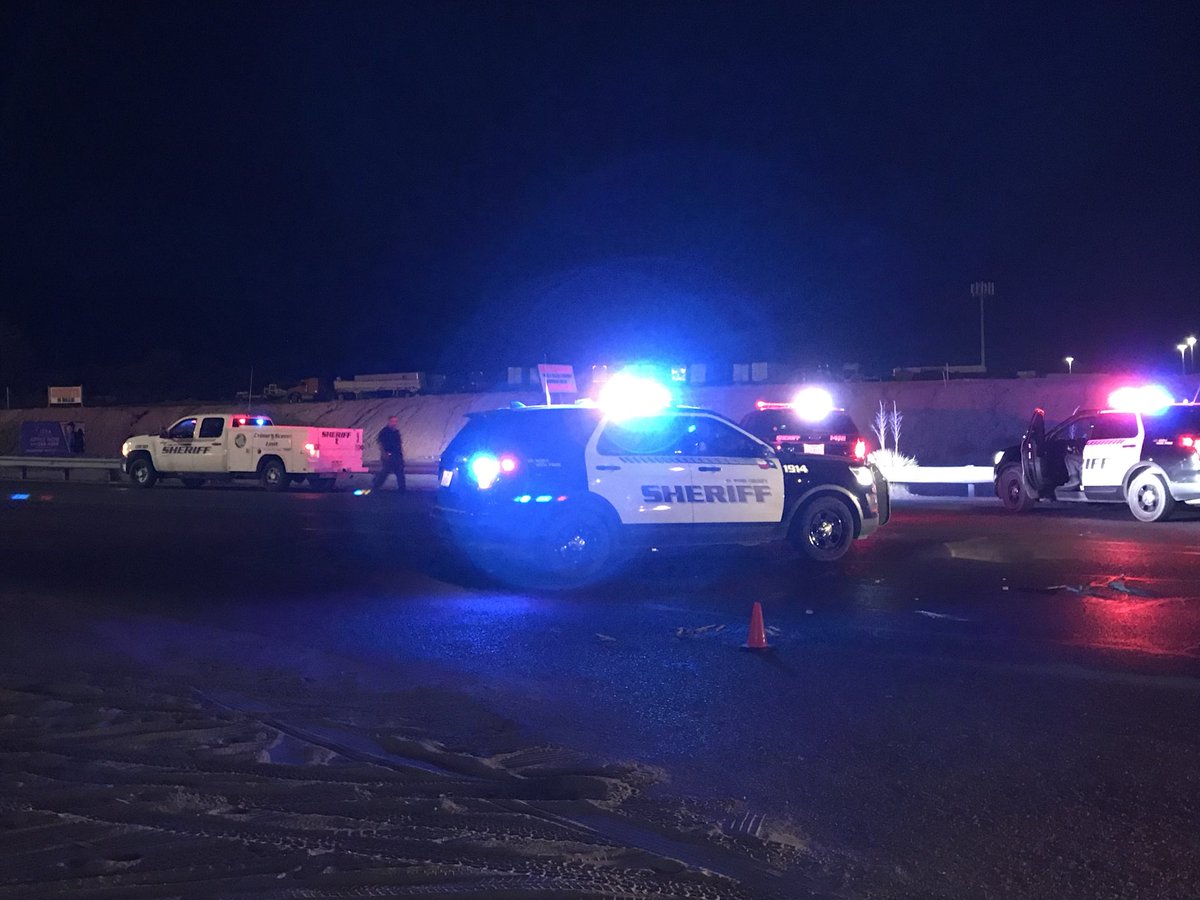 CBS4Photogs's tweet photo. Horizon Blvd is closed from the freeway up while sheriffs investigate an accident. If you’re going to Horizon City you’ll need to find another route. https://t.co/KPk7VPv9zK