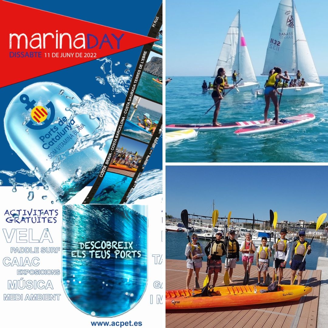 💙🌊 Demà torna el Marina Day. així que no ho dubtis i apropa't a qualsevol dels 24 ports esportius que el celebren. Nàutica, gastronomia, tallers infantils, markets, exposicions, música i molt més. Gaudeix dels teus ports.
👉 Consulta tota la informació a acpet.es/marinaday/