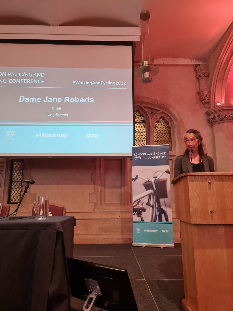 RT photo from the last time I helped to open @hackneycouncil & @cityoflondon #walkingandcycling2022 conference. Great to be here today in person with @SebDance, @LadyVelo, Dame Jane Roberts from @livingstreets @ShravanJoshi & so many other partners & speakers. So much more to do.