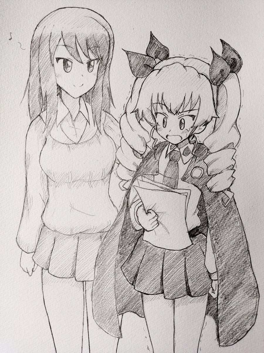 とりあえず、先日の大洗で描いたもの
澤ちゃん、優花里麗羅、ミカアンチョビ、慶子さん 
