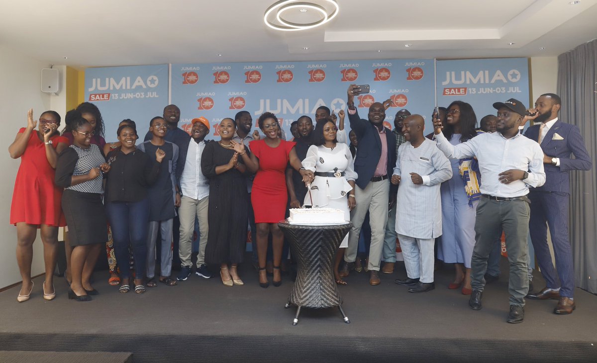 JumiaGhana's tweet photo. “We are grateful to all our employees, consumers, policy makers, sellers, and all the players in the ecosystem for helping us achieve this momentous milestone” - Tolulope Thomas (CEO, Jumia Ghana)

#10yearswithyou https://t.co/lGa48DqK3w