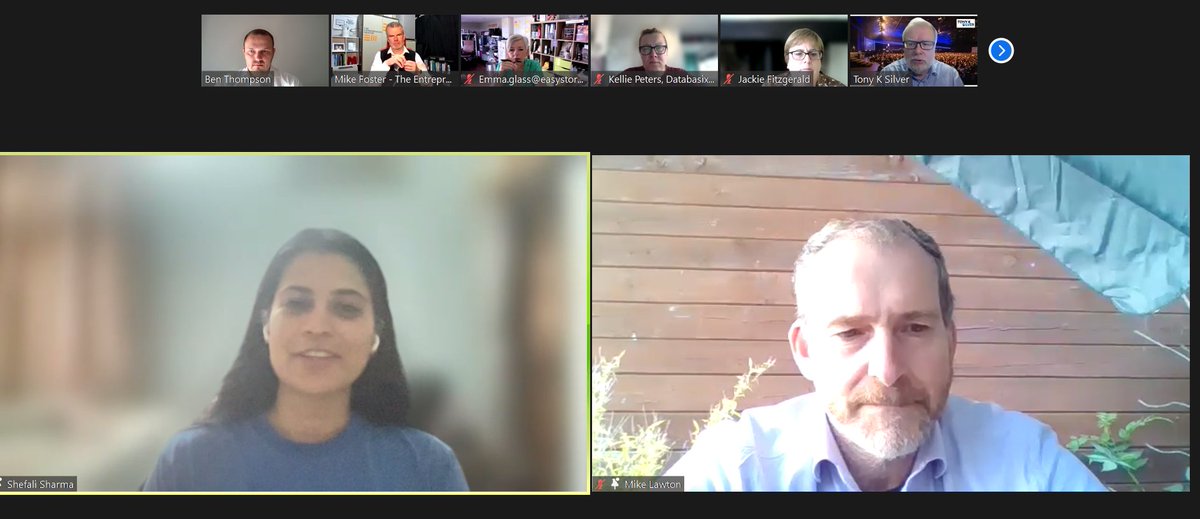Ox_Biz_Network's tweet photo. Thank you to Shefali Sharma and Mike Lawton of @OxDynamics and OXLABS for joining us as speakers at our breakfast this morning. It's so inspiring how two talented tech entrepreneurs are really focusing on making lives better via technology.
#OBCN #Oxfordshire #Technology https://t.co/R6veLyDbcE