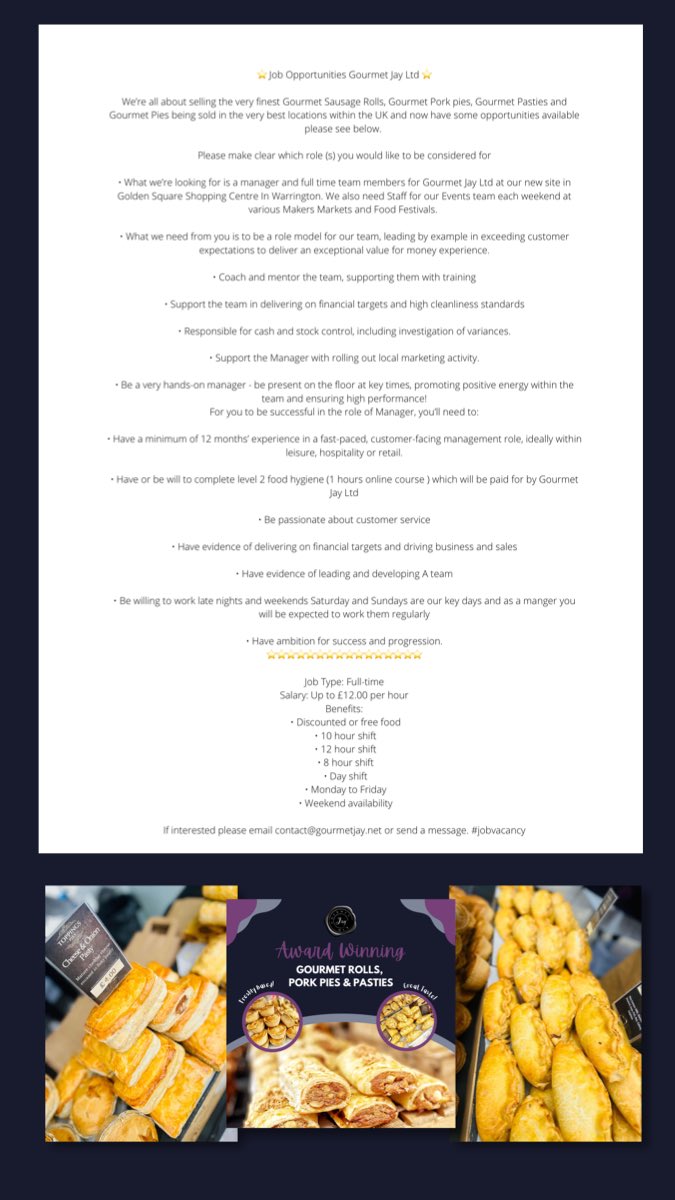 Gourmetjaymcr tweet media