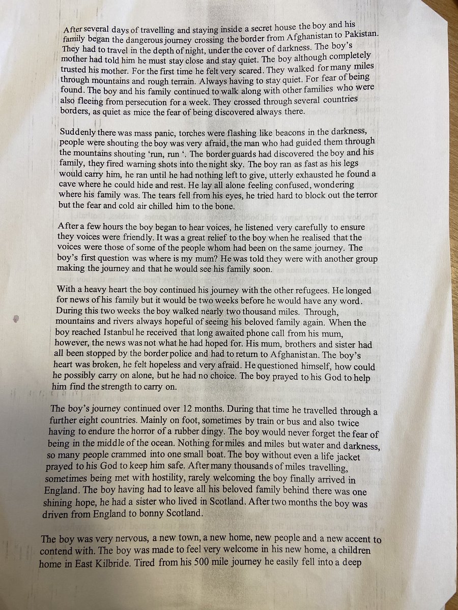 CglenEnglish's tweet photo. Sometimes you read something that makes such an impact that it just has to be shared with the world. 
Shared with permission - this is Nawid’s story 💙 https://t.co/O28cwnfA8p