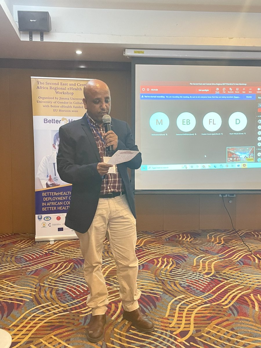 KAntypas's tweet photo. @BETTEReHEALTH @JimmaUniv @sfaxhealthtech @UniOslo @_GHSofficial @AfricaCDC @helinanet @SINTEFdigital @USAID Closing remarks from @Sanagaw from @USN_info: We need to work closely together, build partnerships that can creat impact. https://t.co/sI6RsPsQrU