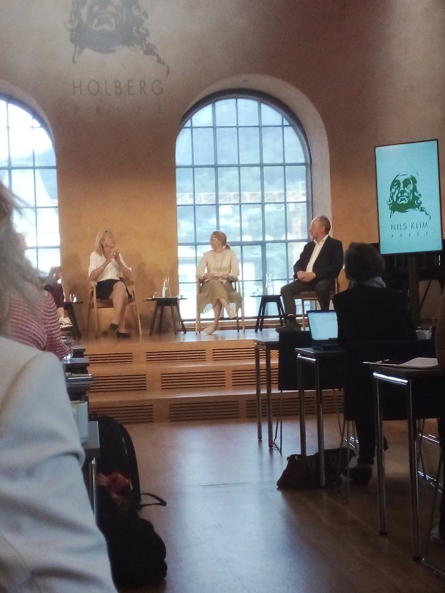 DrJessiW's tweet photo. Final seminar of the Holberg Prize Week: Young Researchers' Careers in Nordic Countries with #NilsKlimLaureate Elisa Uusimäki @HolbergPrize https://t.co/gqDqB3pk76
