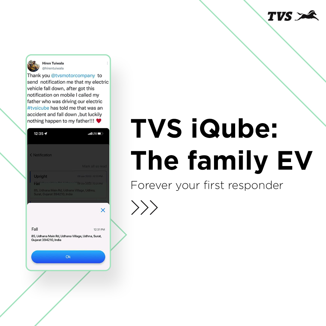 TVS iQube tweet media
