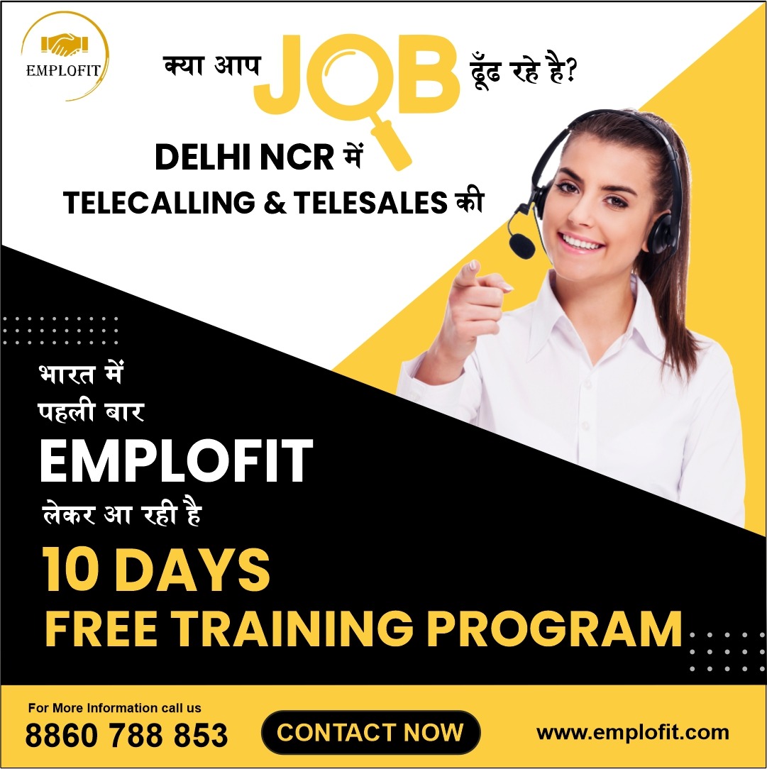 Emplofit1's tweet photo. Get Job In Delhi NCR - TELECALLING & TELESALES
#jobs #getjobs #telecalling #Telesales https://t.co/GhVaHfr3AC