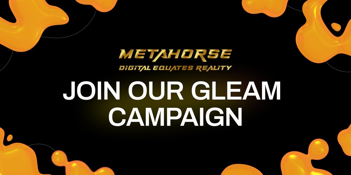 🏇Metariders🏇

#Metahorse is excited to announce the Gleam Campaign with @liquidifty🥳

🗓️ Date: 9am UTC,10 June 2022 - 9am UTC,15 June 2022

🧧 Total prize pool: $10,000 #Giveaway (10 winners)
 
👩🏻‍💻Participate: gleam.io/Ge4EK/metahors…
 
#P2E #Metaverse #BSC #NFTs #GameFi