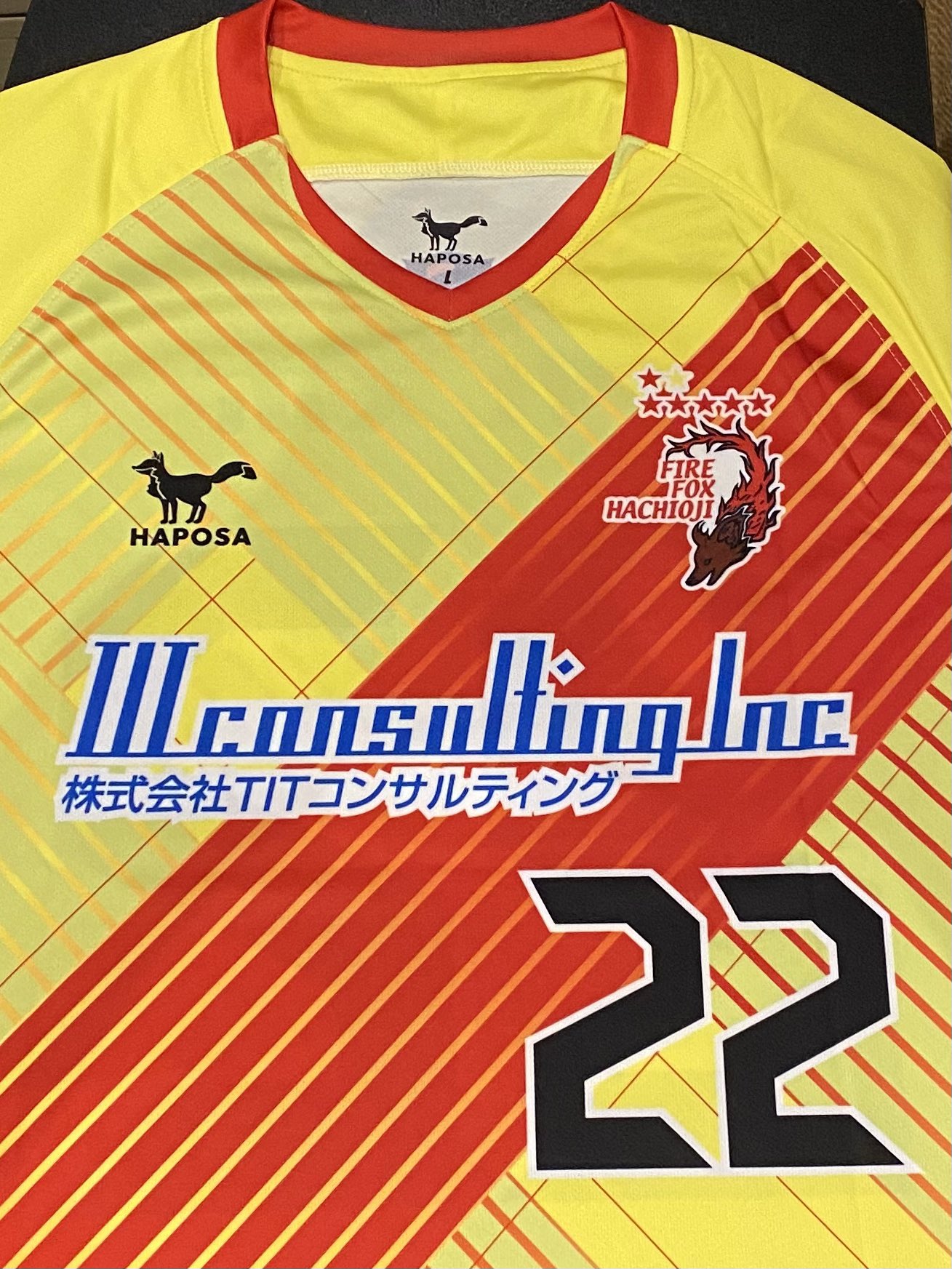 関東フットサルリーグ ファイルフォックス 選手支給ユニフォーム 関東フットサルリーグ ファイルフォックス 選手支給ユニフォーム
