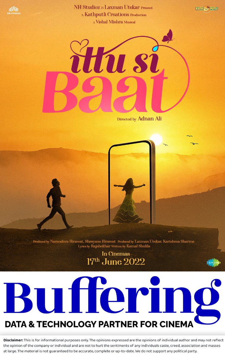 amitbwadhwani's tweet photo. To help you relive the days when the feeling of love struck your young hearts the first time. The days when all you could think of was that one special person who meant the world with you. #Buffering is a proud partner of 'Ittu Si Baat'.
#ittusibaat #Bufferring https://t.co/Ex9vBwpDN0