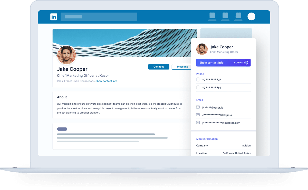 kaspr_io's tweet photo. Following the Kaspr page on Linkedin is good but you can also download the Kaspr extension on Google Chrome and create an account. 

By signing up, you will earn credits. Take advantage of it!

#kaspr #prospecting #B2B #prospectingtool #extension https://t.co/WqkGi4h9LY