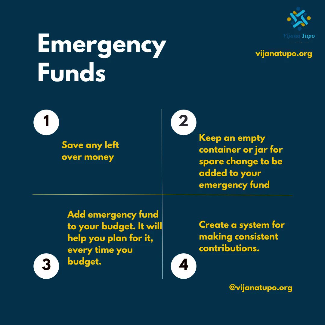 We often forget or choose to ignore the importance of having emergency funds ready⏳ Think about how good it is to have some money aside for emergencies. Think of it as an emergency cushion