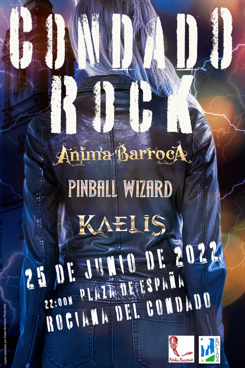 🔥 CONDADO ROCK🔥⁣
⁣
Nos vemos el 25 DE JUNIO 📆en la Plaza de España de Rociana del Condado, a partir de las 22:00h🕙⁣
⁣
Y lo mejor, ENTRADA LIBRE⁣
⁣
Estaremos junto a <a href="/pinballwizardbd/">Pinball Wizard</a> y <a href="/BarrocaAnima/">Anima Barroca</a> 
⁣
Gracias a #elbarcoexpress y <a href="/RadioRociana/">RR La RADIO del CONDADO</a> 

#CondadoRock2022