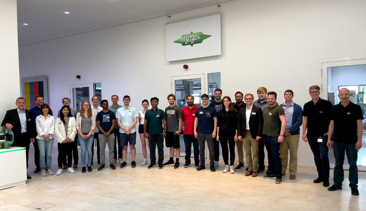 BITZERGroup's tweet photo. Last week, it was all about promoting young professionals. The 1st part of this year's International #Refrigeration &amp; #Compressor Course (IRCC) took place, a collaboration of the American @okstate &amp; @LifeAtPurdue &amp; the German universities @HKAnews &amp; @tudresden_de. #yourgreenworld https://t.co/7iFB0s3Lvo