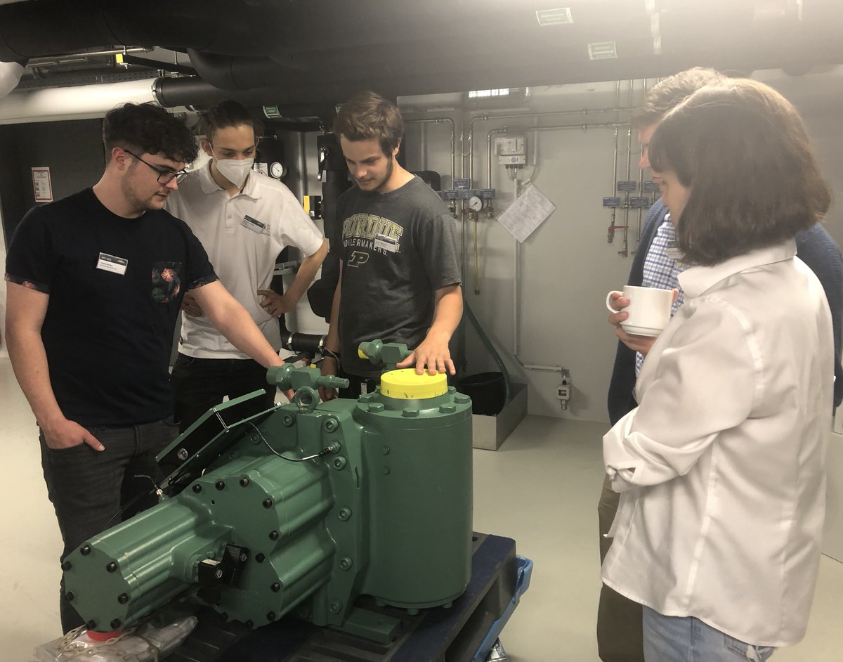 BITZERGroup's tweet photo. Last week, it was all about promoting young professionals. The 1st part of this year's International #Refrigeration &amp; #Compressor Course (IRCC) took place, a collaboration of the American @okstate &amp; @LifeAtPurdue &amp; the German universities @HKAnews &amp; @tudresden_de. #yourgreenworld https://t.co/7iFB0s3Lvo