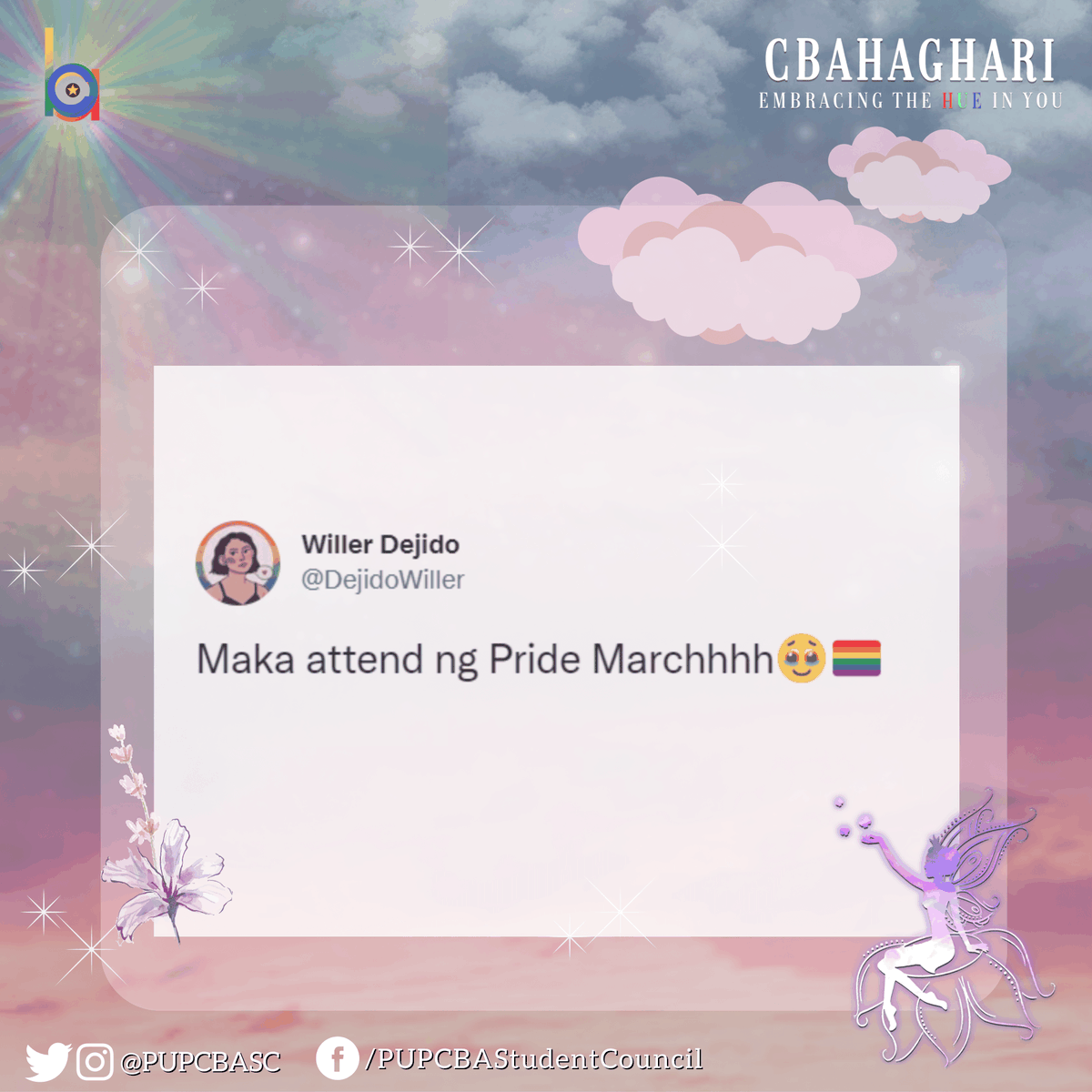 pupcbasc's tweet photo. Malay niyo nasa comments section lang pala ang forever! Quote Retweet and get a chance to be featured here in our Facebook Page!

Us2 mo yorn? Us2 ko yorn! Follow, Comment or Quote Retweet na sa ating latest thread!

#CBArkadaTweetsthatMatter
#PUPCBASC2122 https://t.co/pLitzLHPlO