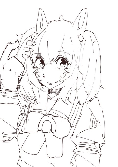 なんか昔描いて放置してたファル子です 