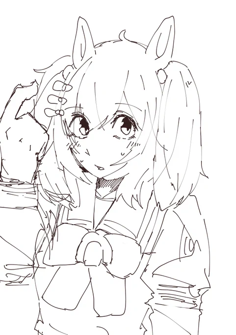 なんか昔描いて放置してたファル子です 