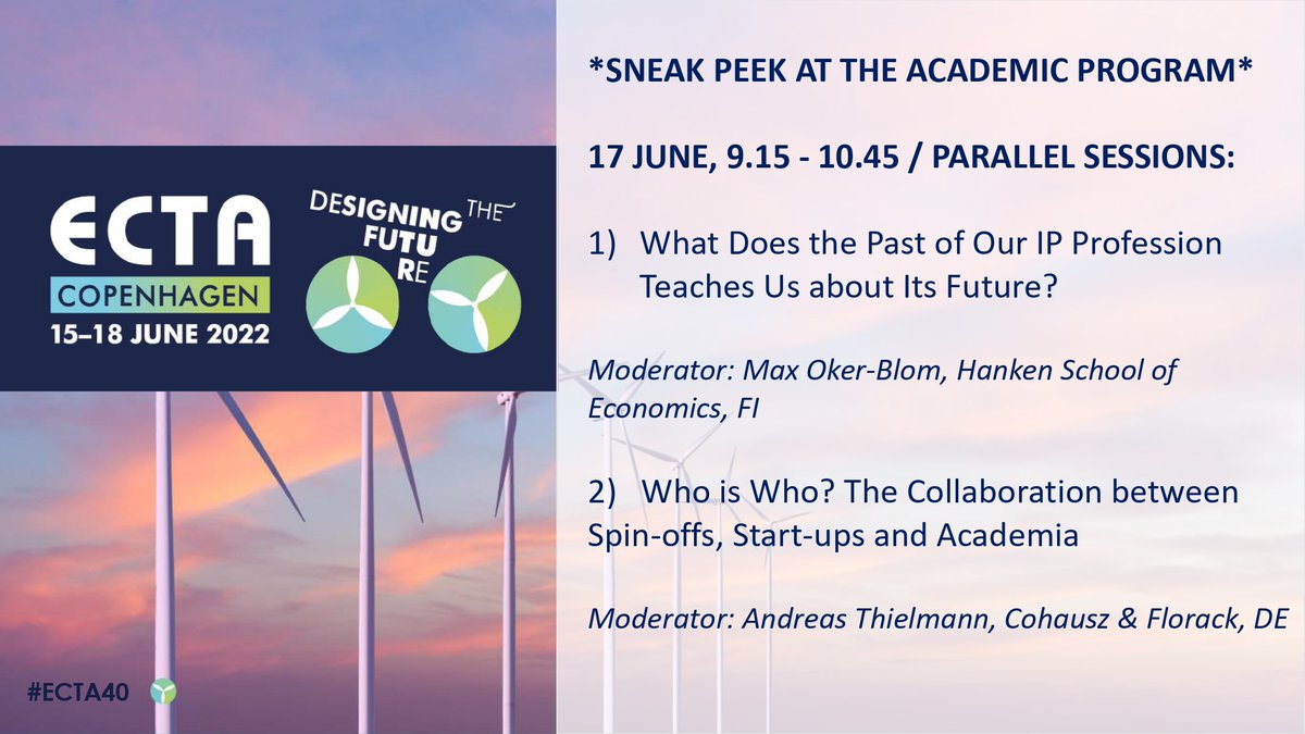 ECTABrussels's tweet photo. We will hold parallel sessions on 17 June (9.15 - 10.45)!
➡️Hurry up, there is still a chance to REGISTER for the #ECTA40 Annual Conference, on-site or online: https://t.co/OIXYZyapGp https://t.co/Viw2UIoRYH