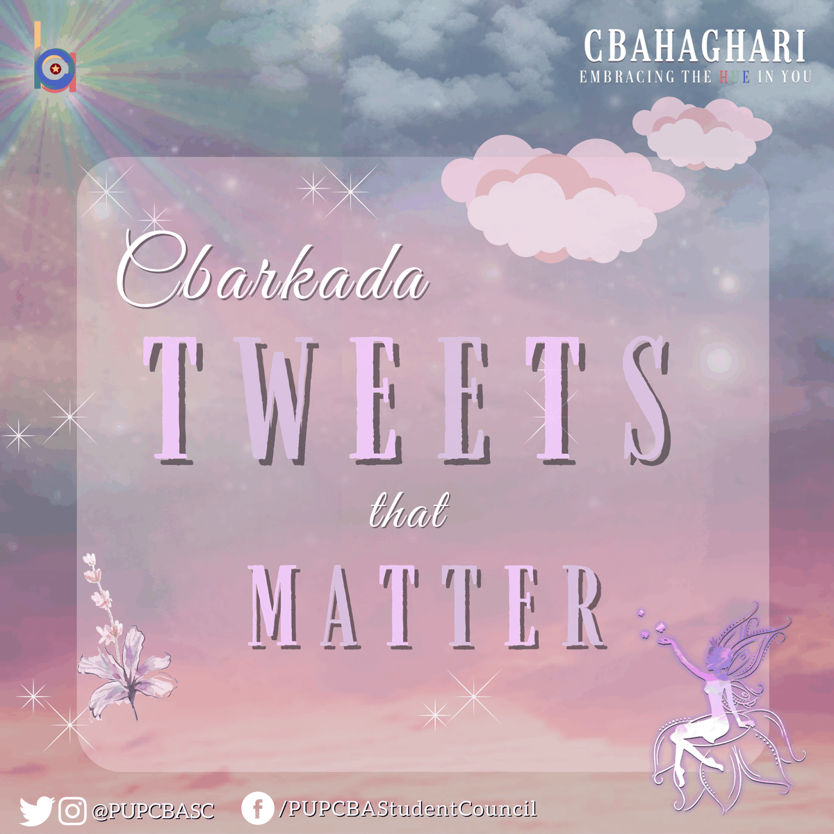pupcbasc's tweet photo. MAKE SOME TWEETS! UPDATED KA NA BA SA LATEST CHIKA FOR TODAY'S THREAD? 👀

For our first CBArkada Tweets that Matter (CTTM):

Ano ang na-experience mo at gusto mo pang ma-experience for the first time this coming June? https://t.co/P12wPSfTEh