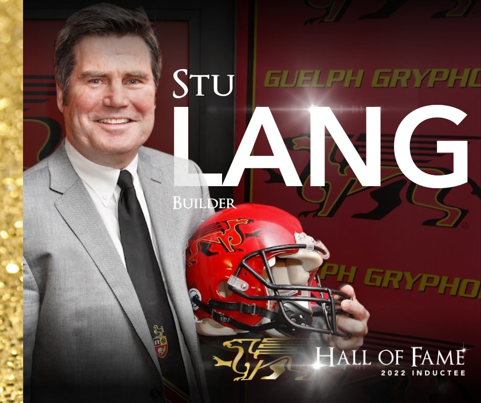 ⭐ This week's #HallOfFameFriday celebrates 'Builder' Stu Lang, a man who has forever changed the <a href="/uofg/">University of Guelph</a> for the better with transformational gifts made through the 'Angel Gabriel Foundation'. 
 
For more details &amp; tickets → uoguel.ph/hof22

<a href="/UofGAlumni/">University of Guelph Alumni</a> <a href="/GryphonFB/">GryphonFootball</a>