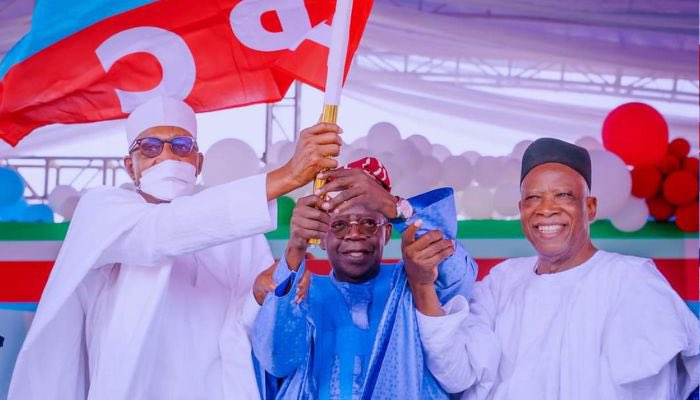 SSMSupportGroup's tweet photo. Our Dear Leader, Asiwaju Bola Ahmed Tinubu,

My sincerest congratulations to you on your well-deserved victory at the Presidential Primaries of our Party's Special Convention.

The outcome of the event is much more than a huge step for you towards your ambition.. https://t.co/vVmLl3WqYT