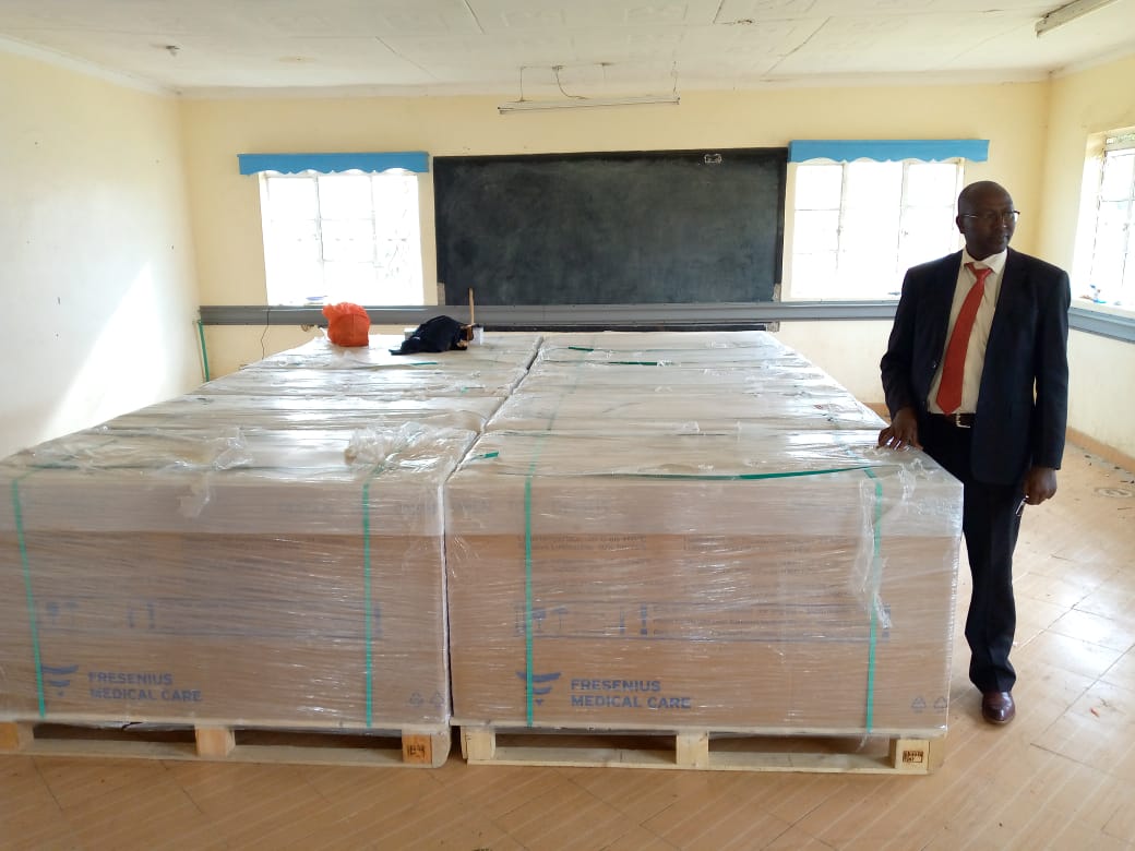 Dialysis machines have arrived @LHS_Laikipia Nyahururu.The Outlet will have a 10 bed Dialysis unit , CT machine, ultra-modern laboratory, Mother and child facility and enhanced Oxygen plant. #keepingthepromise #laikipiaonthemove #MbelePamoja