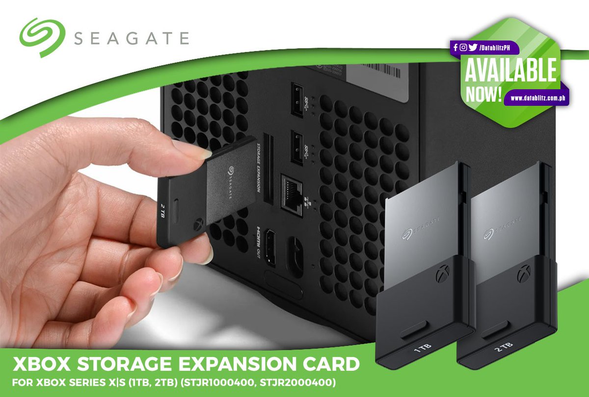 DataBlitz on Twitter "LEVEL UP YOUR LEGACY. Seagate Xbox Storage