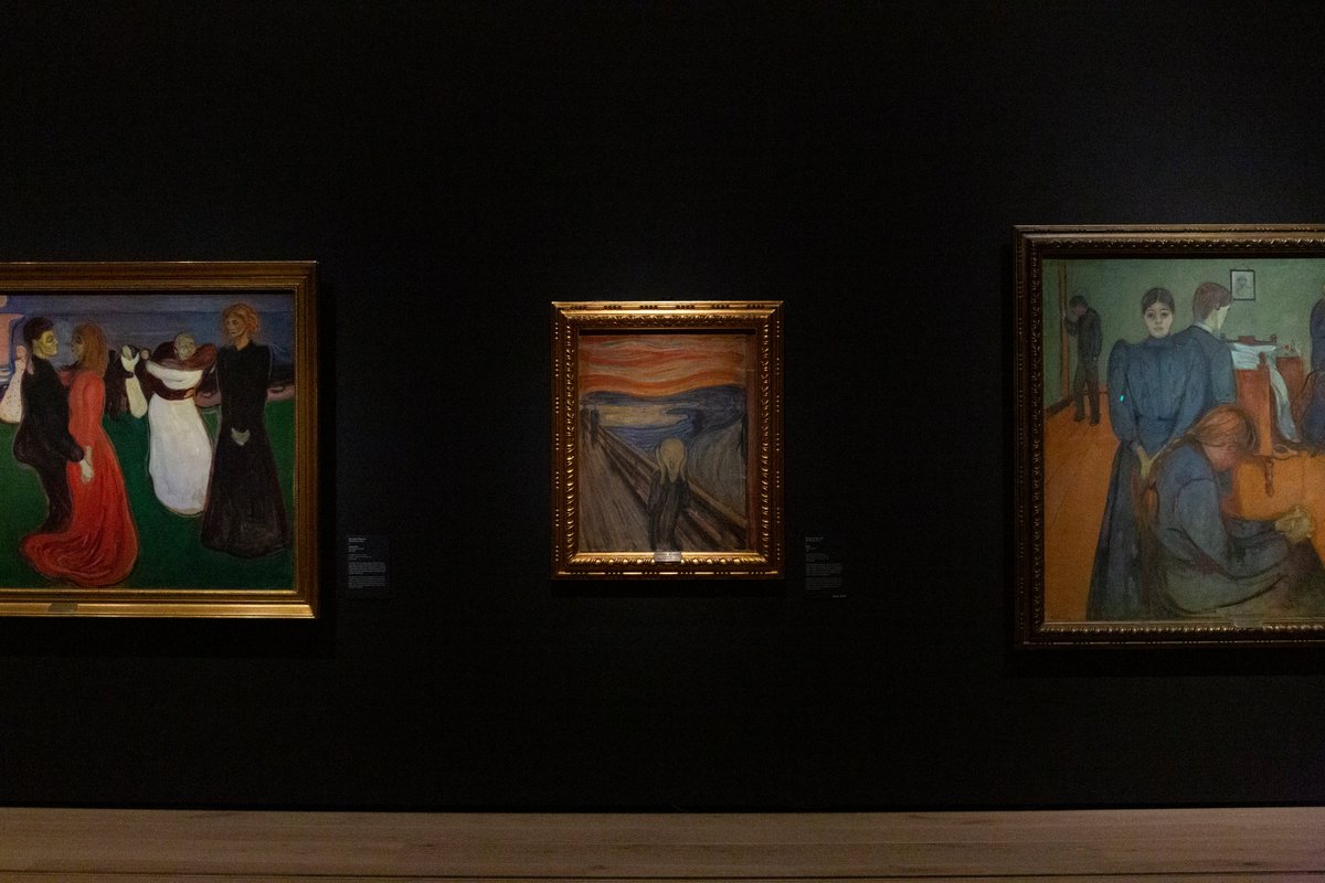 VisitOSLO's tweet photo. Norway's brand new National Museum opens in Oslo tomorrow! Largest art museum in the Nordics. Houses older, modern, contemporary art, architecture and design under 1 roof. Open Tuesdays - Sundays, 10 am - 9 pm. Go to the museum's website to book tickets: https://t.co/0xkLYIRAwS https://t.co/Bjofxkcg0Z