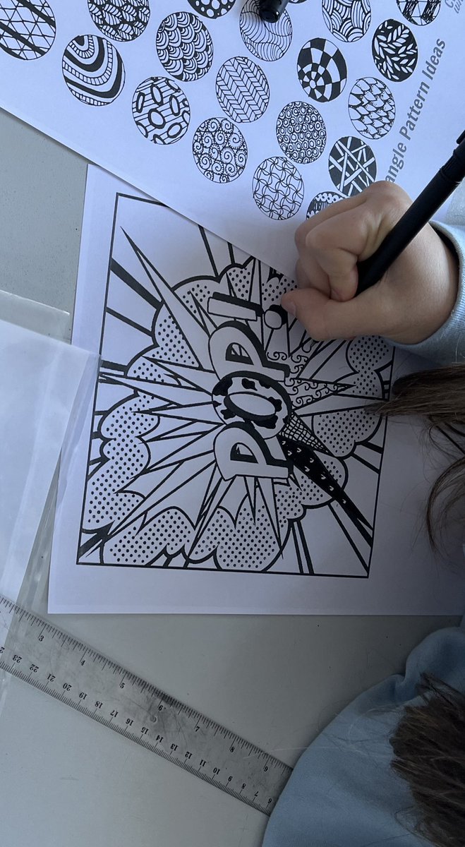 CraigieArt's tweet photo. We were delighted to welcome our new S1 cohort into Art and Design. Looking forward to seeing you again in August! #popart #zenpattern @CraigieArt @Craigie_High https://t.co/PEpWBSIc8r