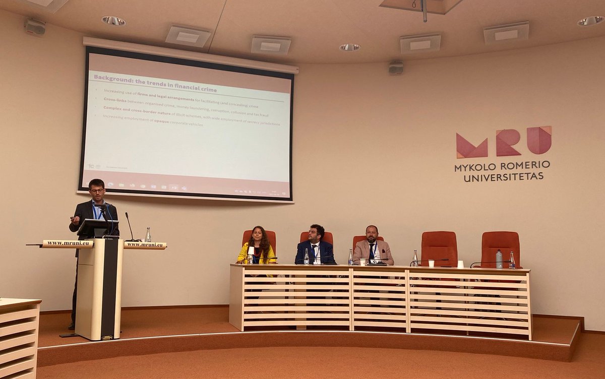 DatacrosIII's tweet photo. 🎙️Yesterday, at the #CepolConference in Vilnius, @Transcrime researchers had the chance to present achievements and features of #Datacros tool and ownership #indicators.
✅Proud to share our findings enhancing the fight against #financialcrime.
#DatacrosII #ISF #SecurityFund https://t.co/ZrVbiQhLzc